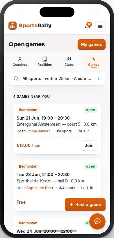 Host a game